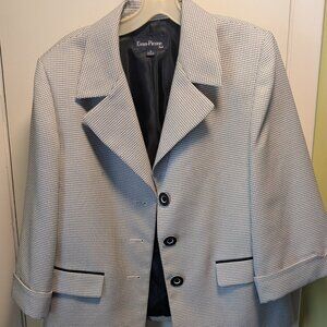 Evan Picone Jacket w/ 3/4 sleeves Size 16